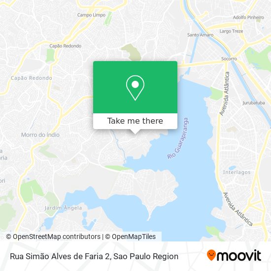 Rua Simão Alves de Faria 2 map