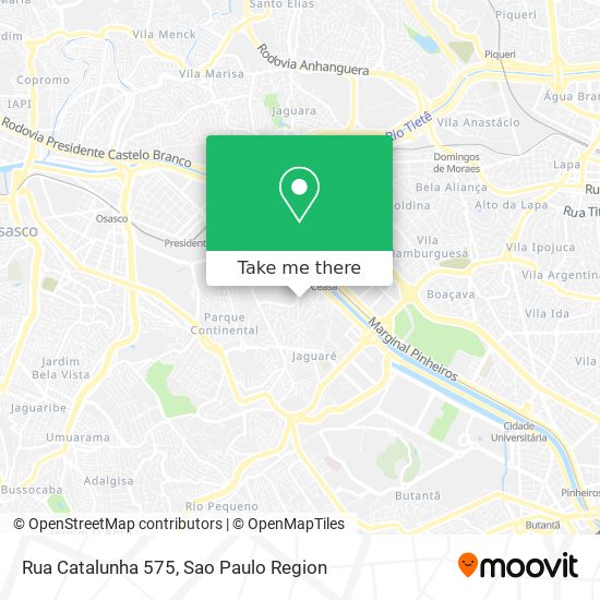 Rua Catalunha 575 map