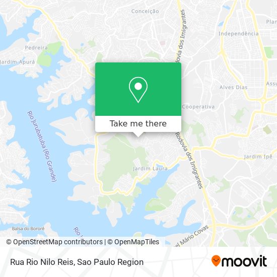 Mapa Rua Rio Nilo Reis