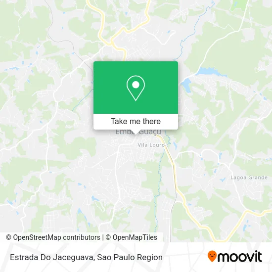 Estrada Do Jaceguava map