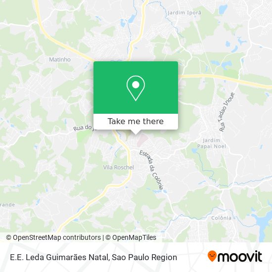 E.E. Leda Guimarães Natal map