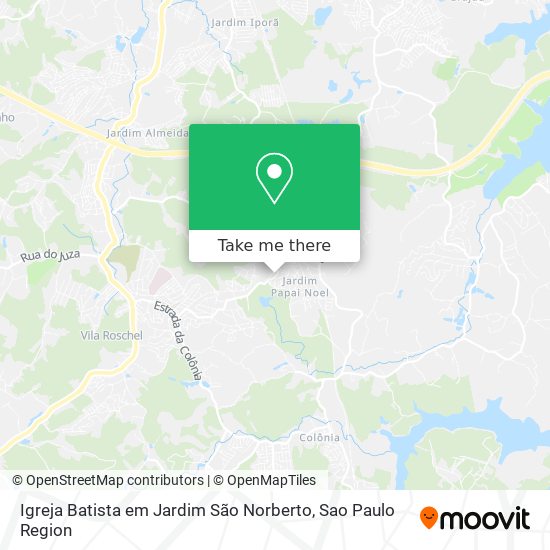 Igreja Batista em Jardim São Norberto map