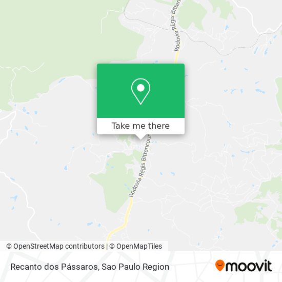 Recanto dos Pássaros map