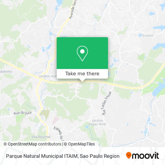 Parque Natural Municipal ITAIM map
