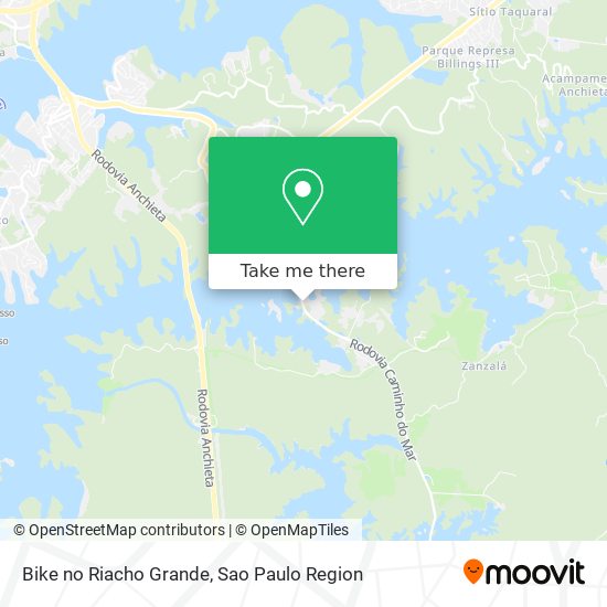 Bike no Riacho Grande map