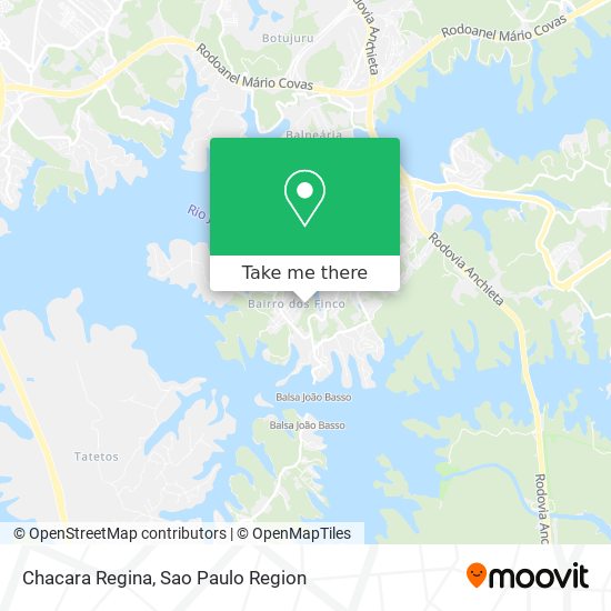 Chacara Regina map