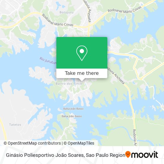Ginásio Poliesportivo João Soares map