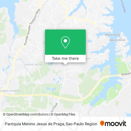 Paróquia Menino Jesus de Praga map