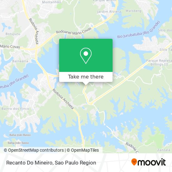 Recanto Do Mineiro map