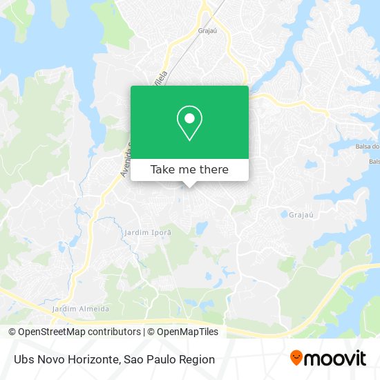 Ubs Novo Horizonte map