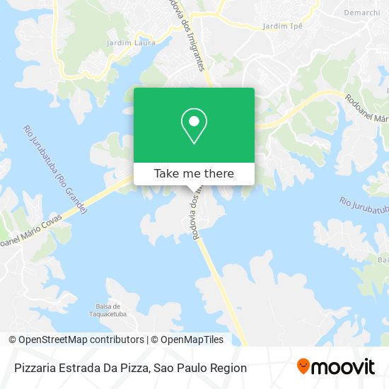 Mapa Pizzaria Estrada Da Pizza