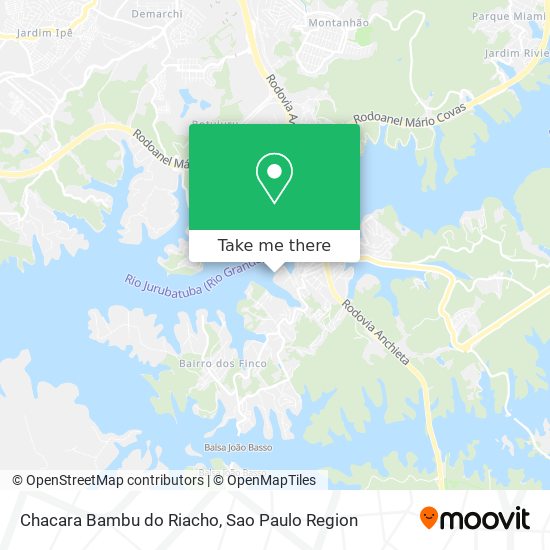 Chacara Bambu do Riacho map