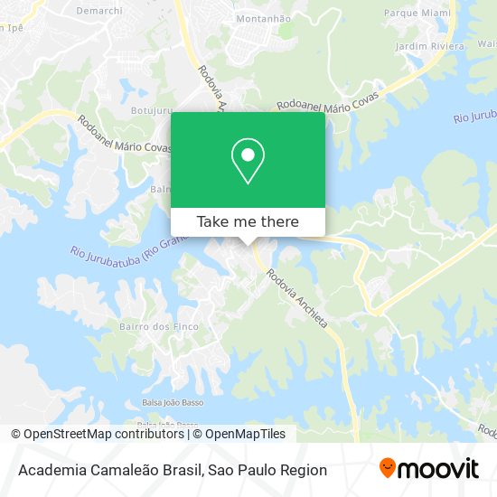 Academia Camaleão Brasil map