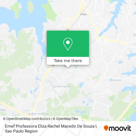 Mapa Emef Professora Eliza Rachel Macedo De Souza l