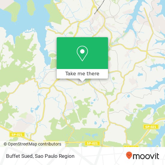 Buffet Sued map