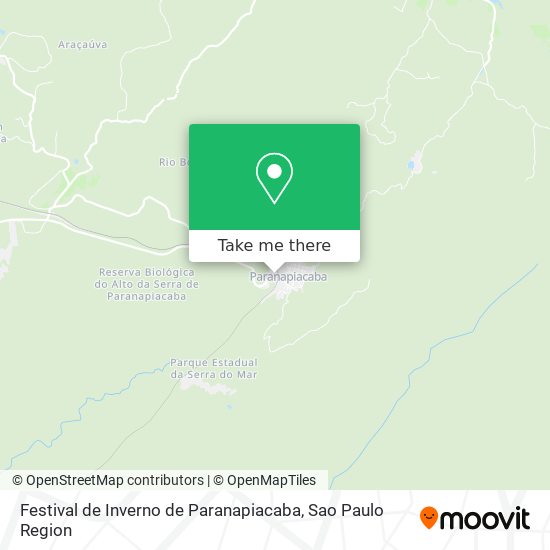 Festival de Inverno de Paranapiacaba map