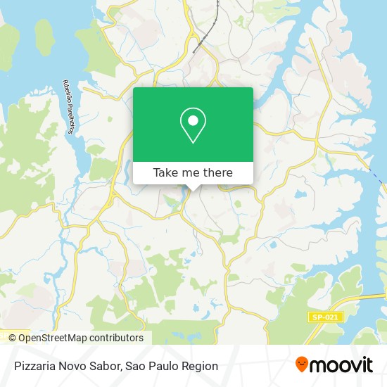 Pizzaria Novo Sabor map