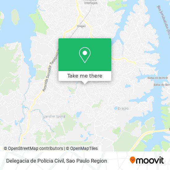 Mapa Delegacia de Polícia Civil