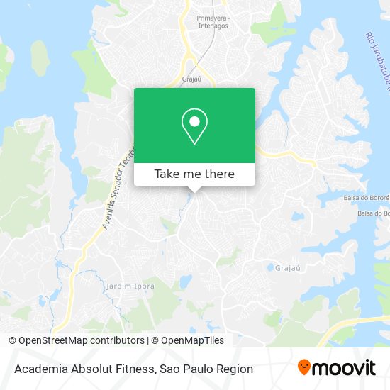 Mapa Academia Absolut Fitness