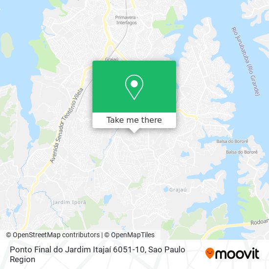 Ponto Final do Jardim Itajaí 6051-10 map