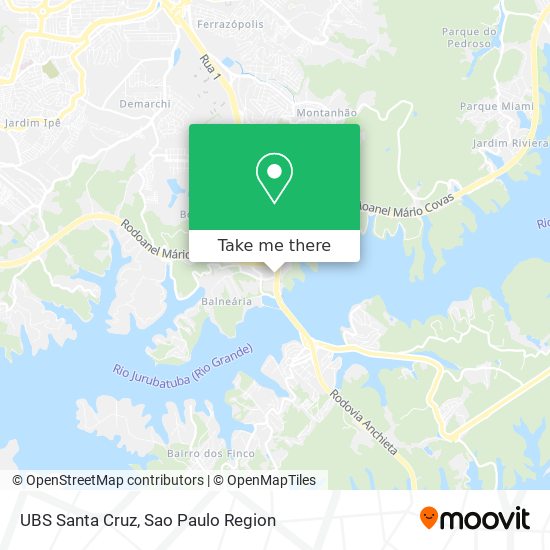 UBS Santa Cruz map