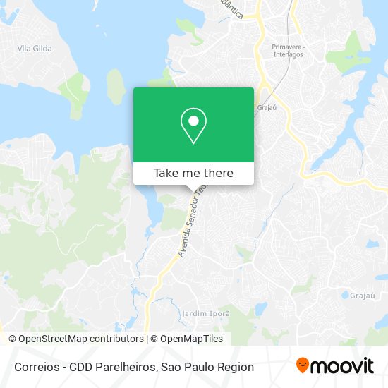 Correios - CDD Parelheiros map