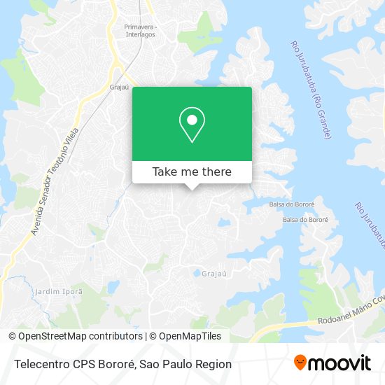 Mapa Telecentro CPS Bororé