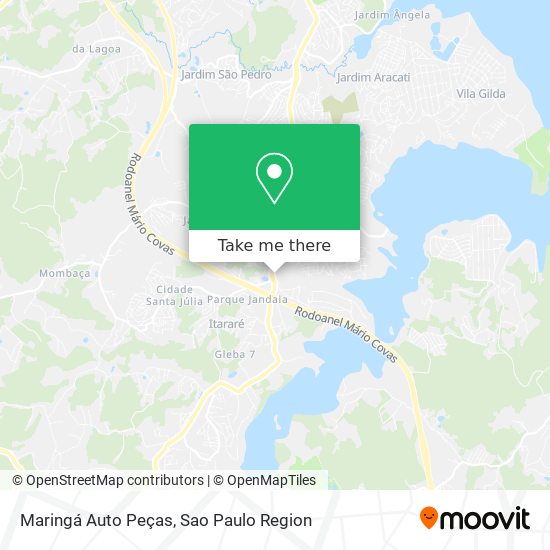 Mapa Maringá Auto Peças