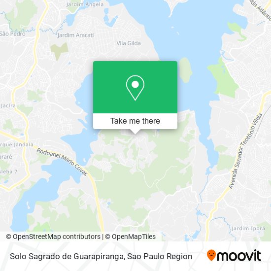 Solo Sagrado de Guarapiranga map