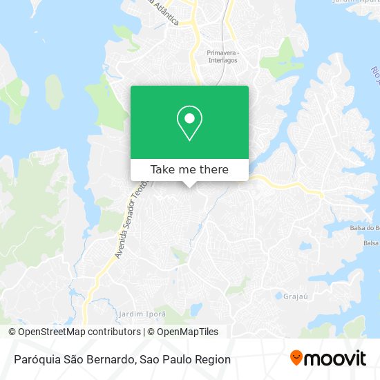 Mapa Paróquia São Bernardo