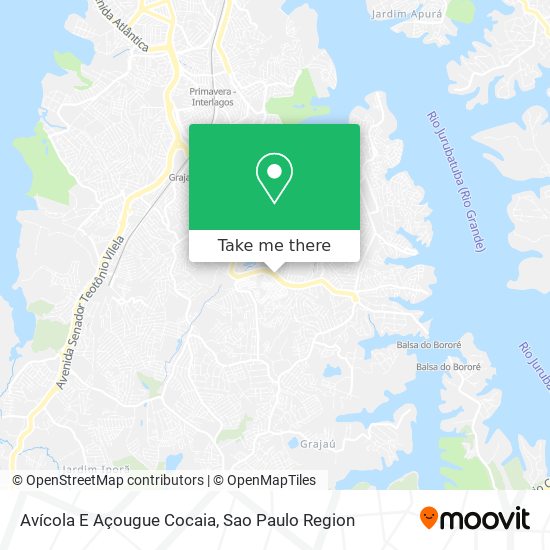 Avícola E Açougue Cocaia map