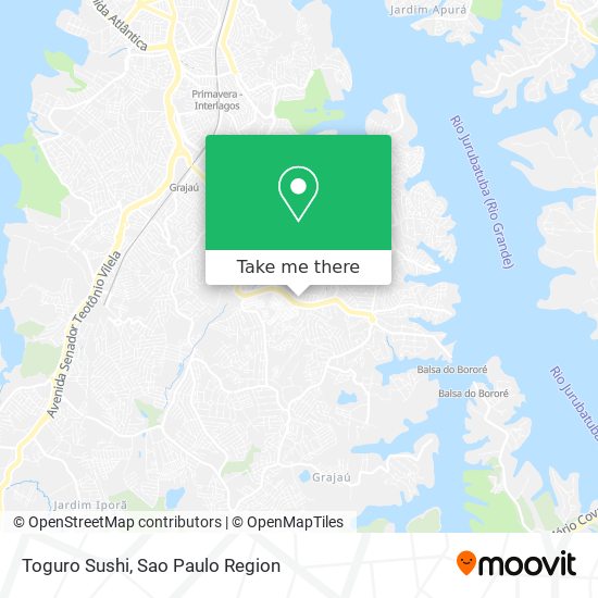 Toguro Sushi map