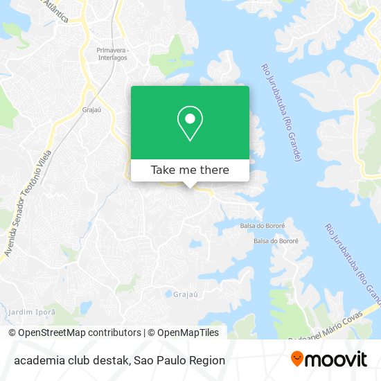 academia club destak map