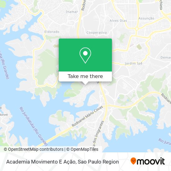 Academia Movimento E Ação map