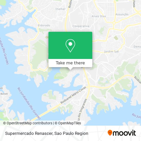 Supermercado Renascer map