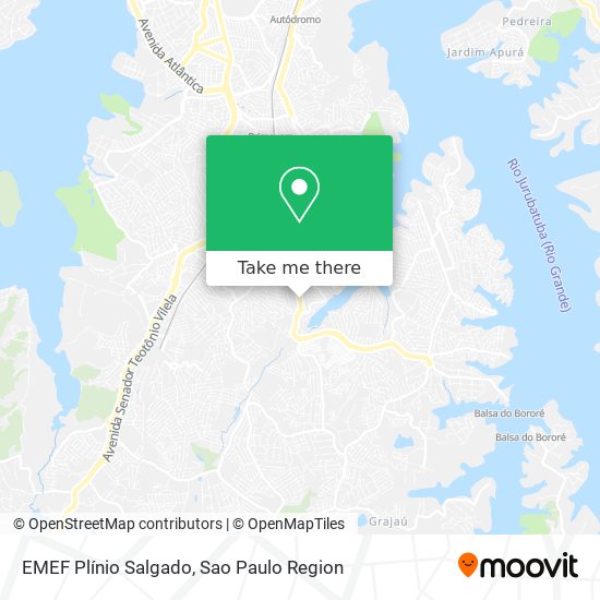 Mapa EMEF Plínio Salgado