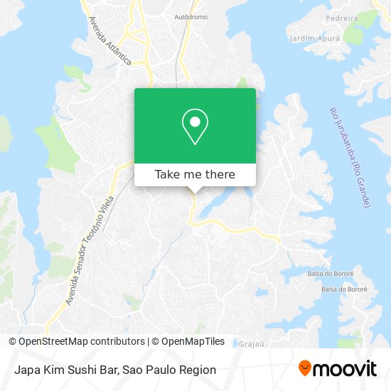 Mapa Japa Kim Sushi Bar