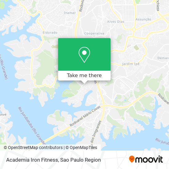 Academia Iron Fitness map