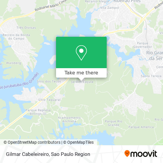 Mapa Gilmar Cabeleireiro