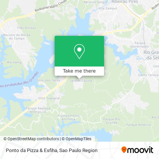 Mapa Ponto da Pizza & Esfiha
