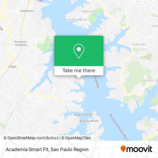 Mapa Academia Smart Fit