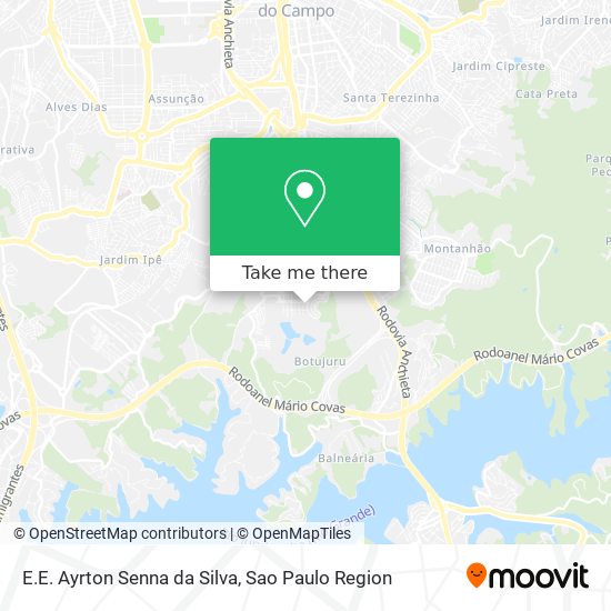 Mapa E.E. Ayrton Senna da Silva