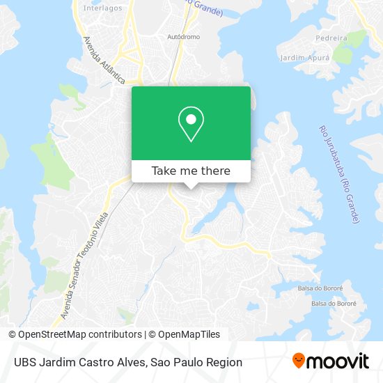 Mapa UBS Jardim Castro Alves