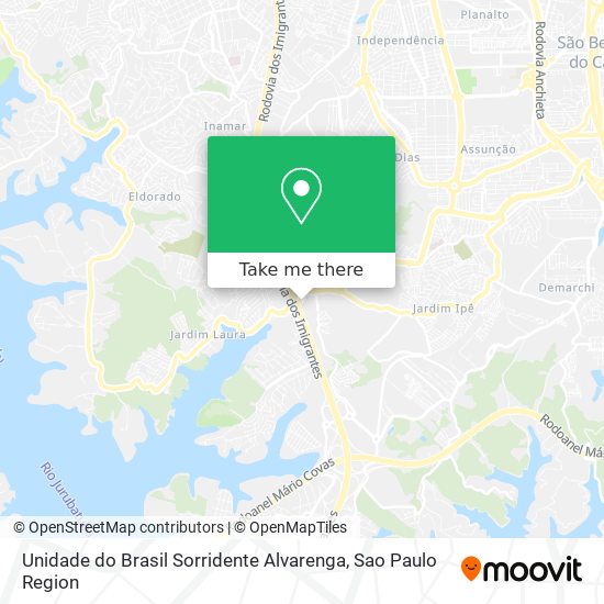 Unidade do Brasil Sorridente Alvarenga map