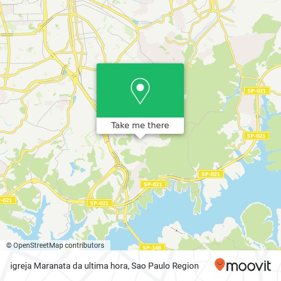 igreja Maranata da ultima hora map