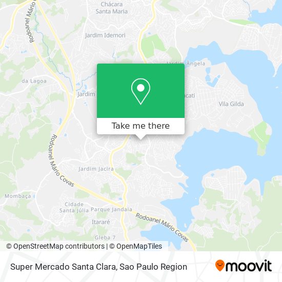 Mapa Super Mercado Santa Clara