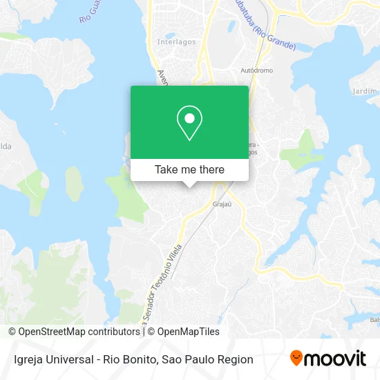Igreja Universal - Rio Bonito map