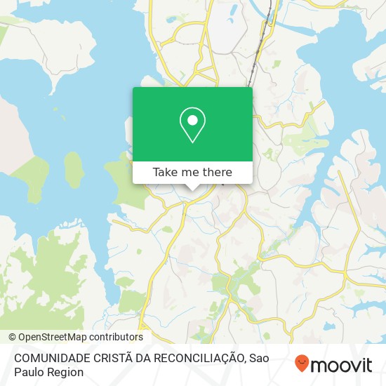 COMUNIDADE CRISTÃ DA RECONCILIAÇÃO map