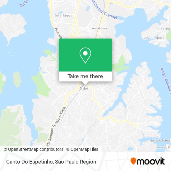 Mapa Canto Do Espetinho