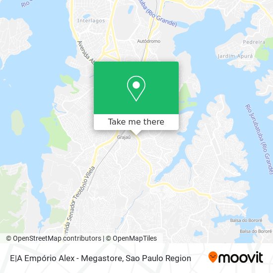 E|A Empório Alex - Megastore map